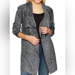 NWT IZ Byer cardigan size M heather grey A. Byer Women's Long Sleeve